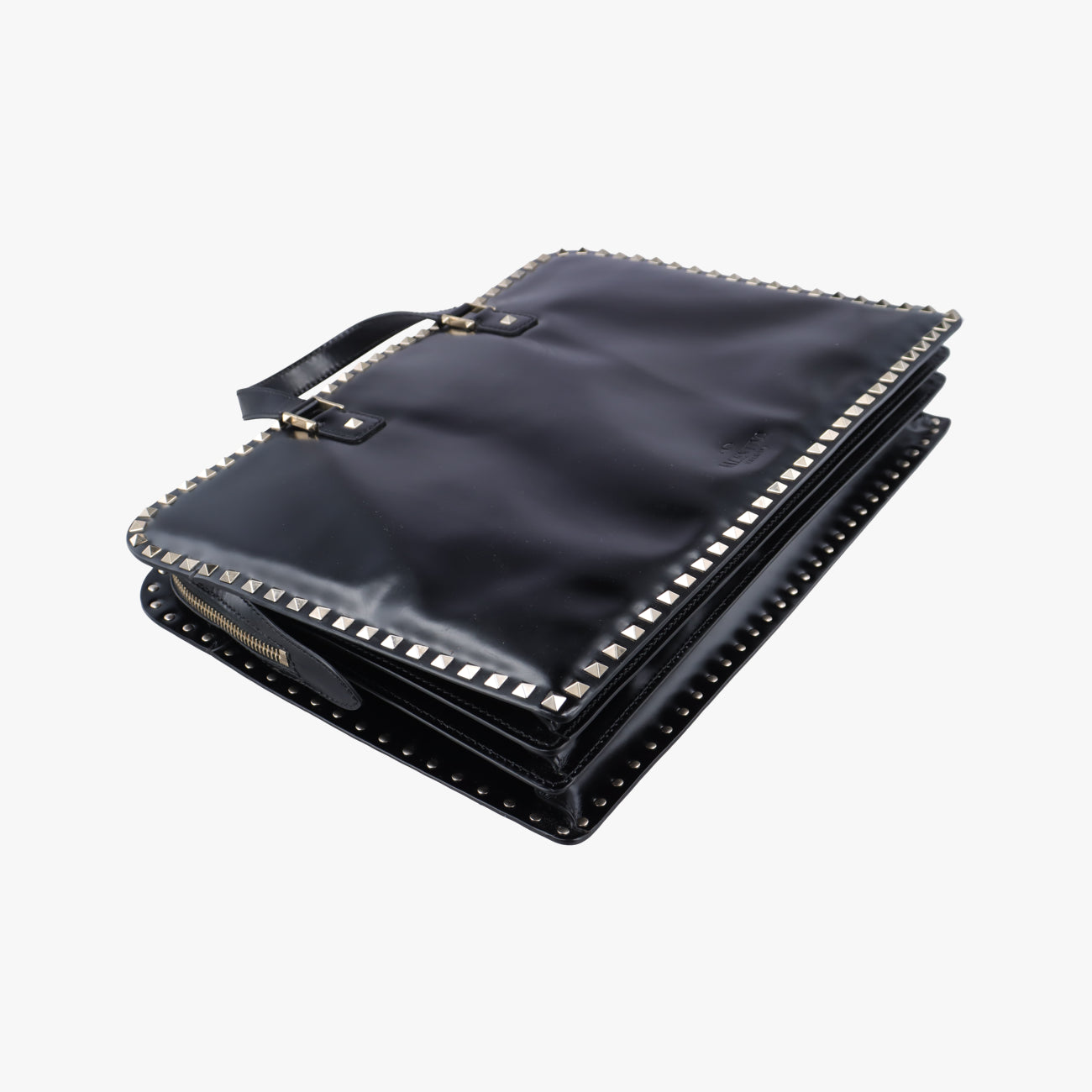 Rockstud Black Leather BS-L538VQZ0