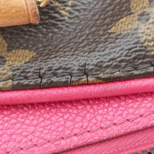 PALLAS Brown×CERISE Monogram Canvas×calf leather SN1124