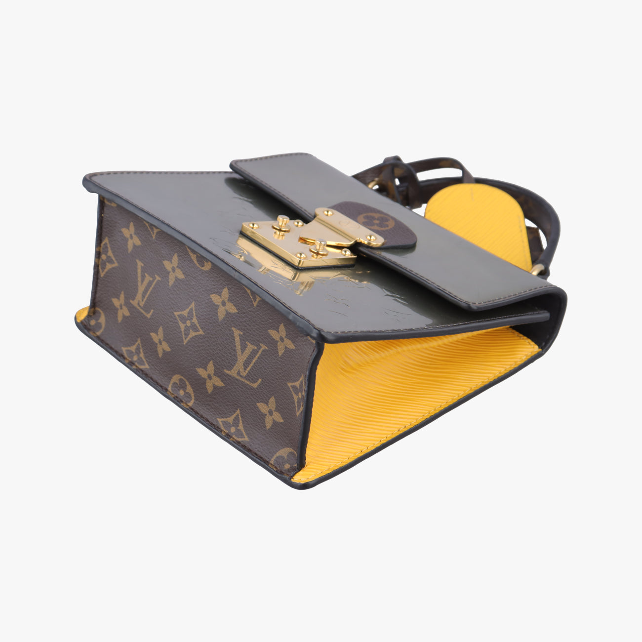 Spring Street PM Silver x Brown x Yellow Vernis x Monogram x Epi NZ5118