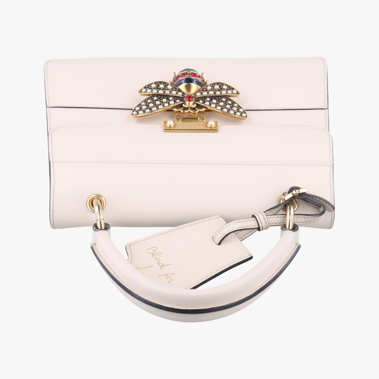 Queen Margaret White Leather E025863017