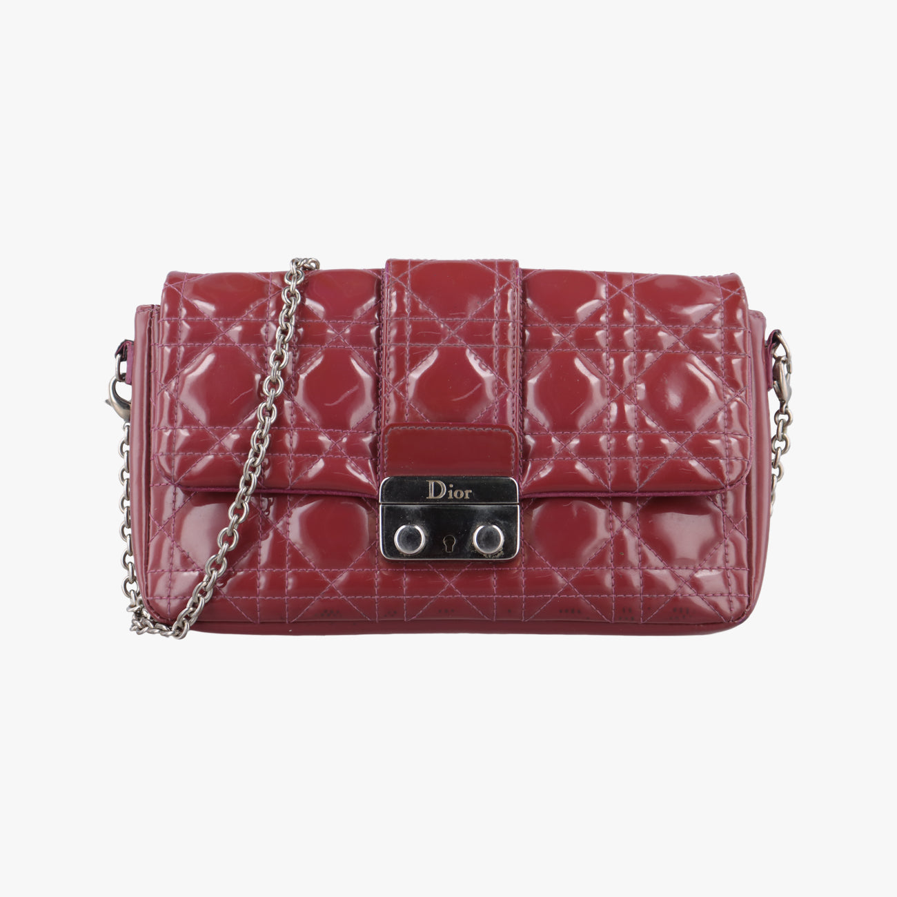 Miss Dior Cannage New Rock Red Patent 02-LUA-1121