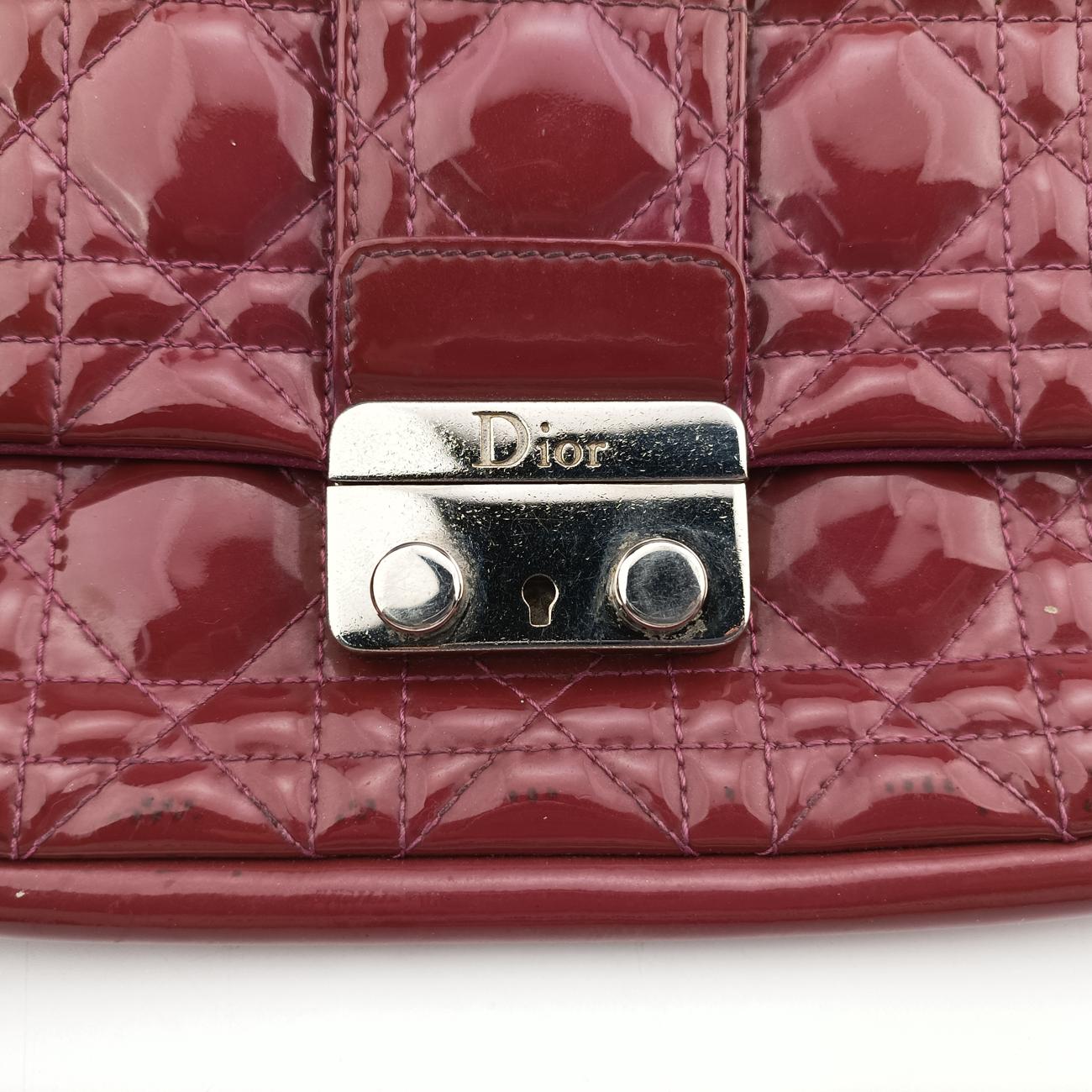 Miss Dior Cannage New Rock Red Patent 02-LUA-1121