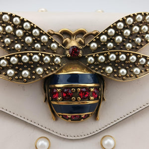Broadway Pearl Bee White Leather C021633350