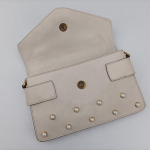 Broadway Pearl Bee White Leather C021633350