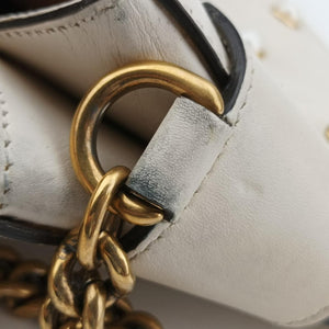 Broadway Pearl Bee White Leather C021633350