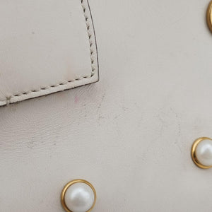 Broadway Pearl Bee White Leather C021633350