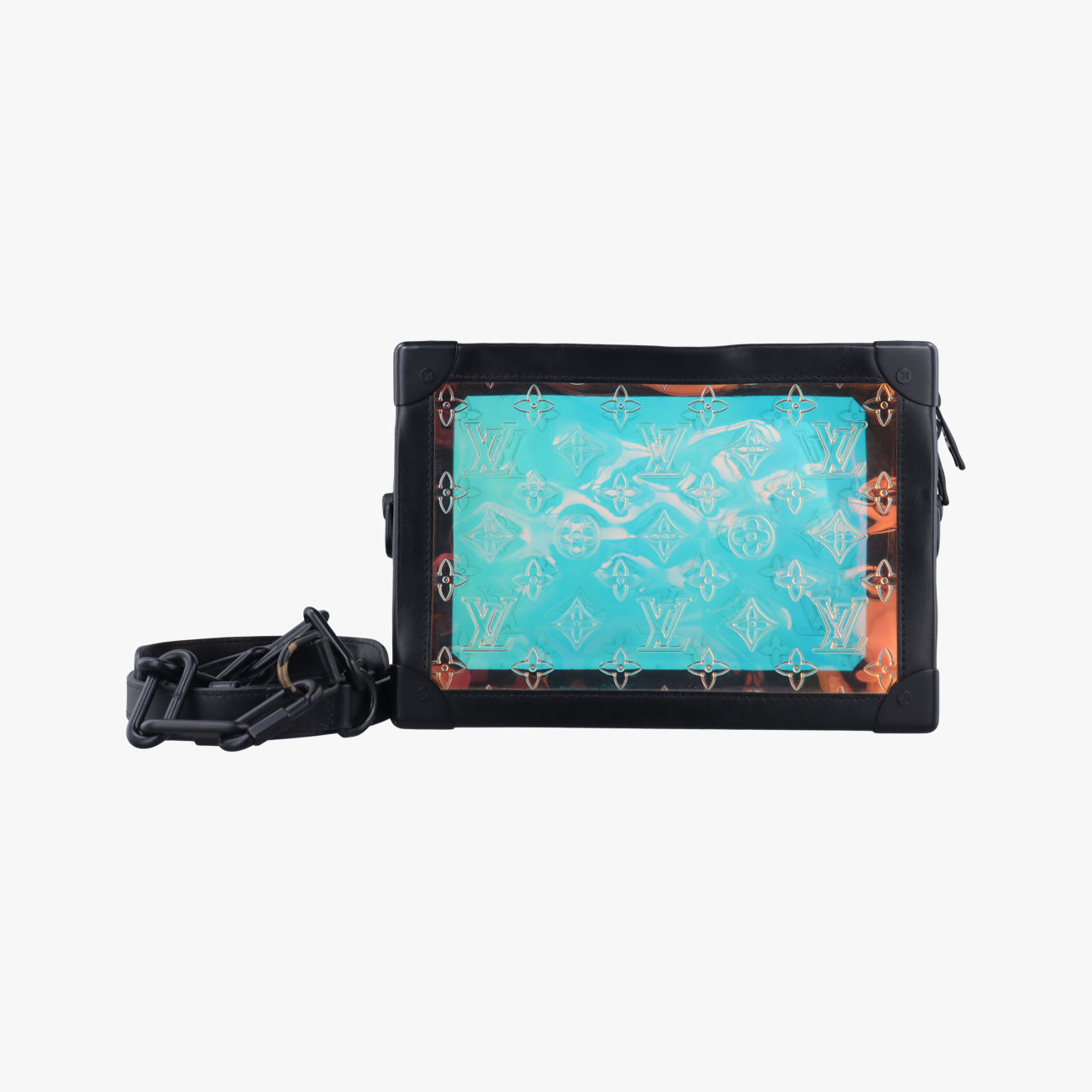 Soft Trunk Hologram x black Monogram Prism×calf leather DU5119
