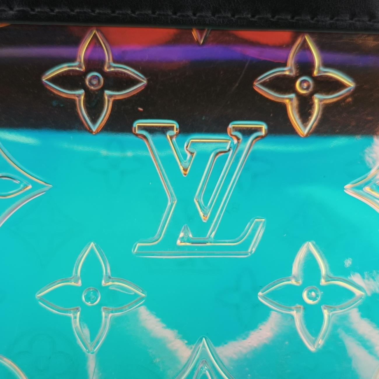 Soft Trunk Hologram x black Monogram Prism×calf leather DU5119