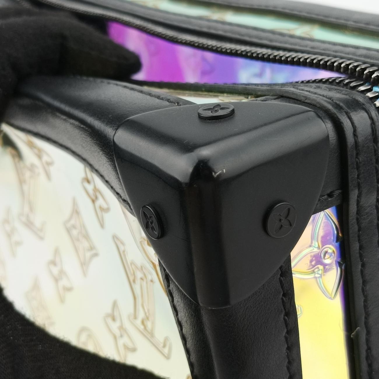 Soft Trunk Hologram x black Monogram Prism×calf leather DU5119