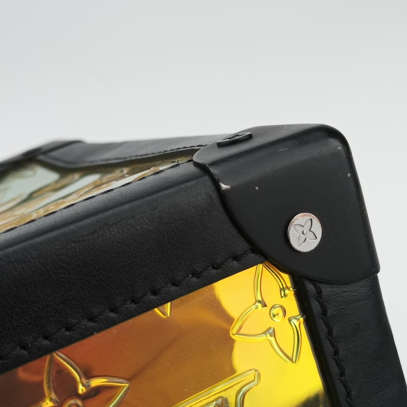 Soft Trunk Hologram x black Monogram Prism×calf leather DU5119