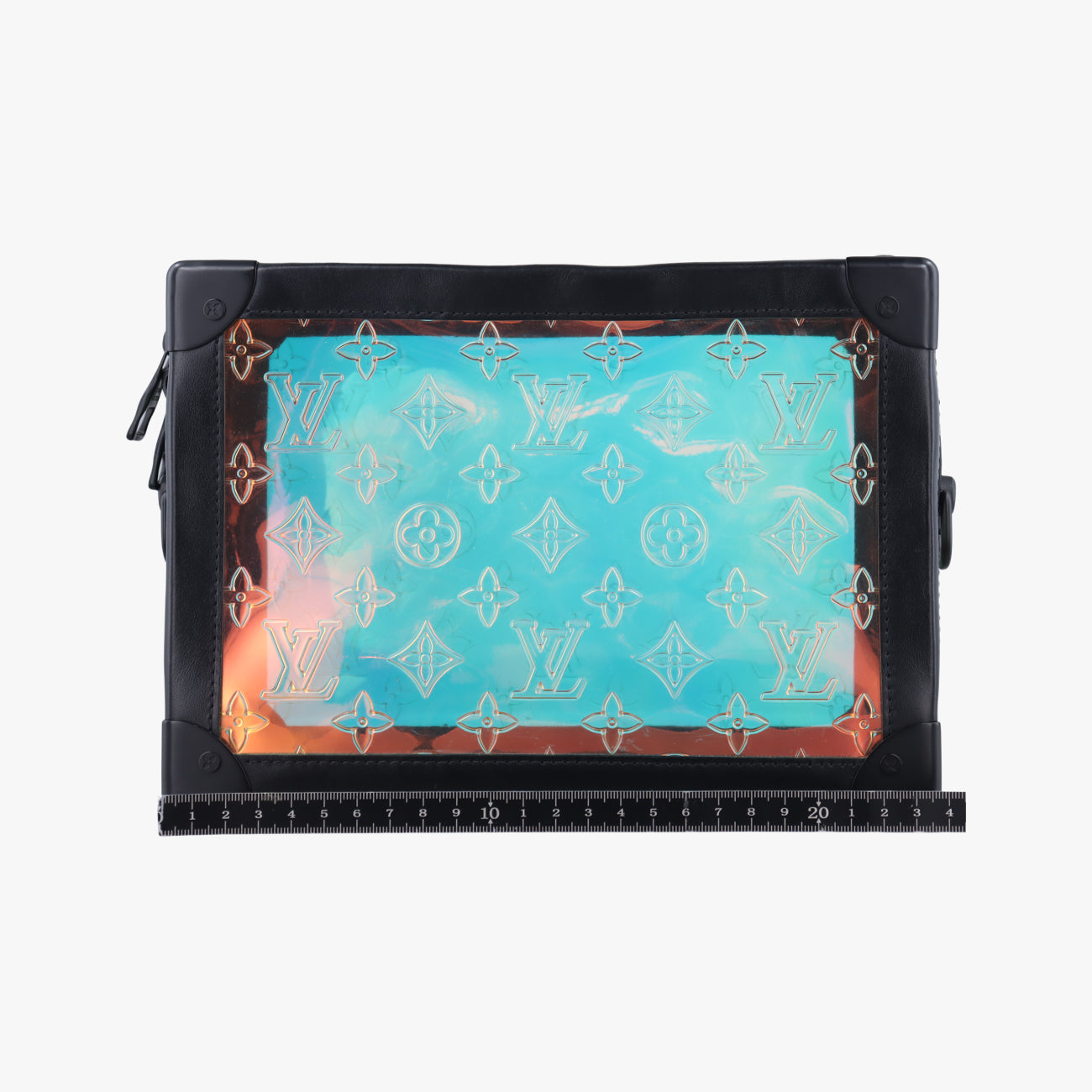 Soft Trunk Hologram x black Monogram Prism×calf leather DU5119