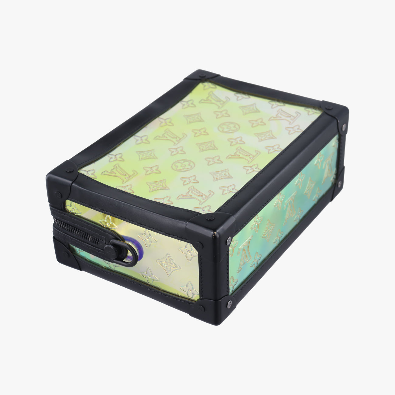 Soft Trunk Hologram x black Monogram Prism×calf leather DU5119