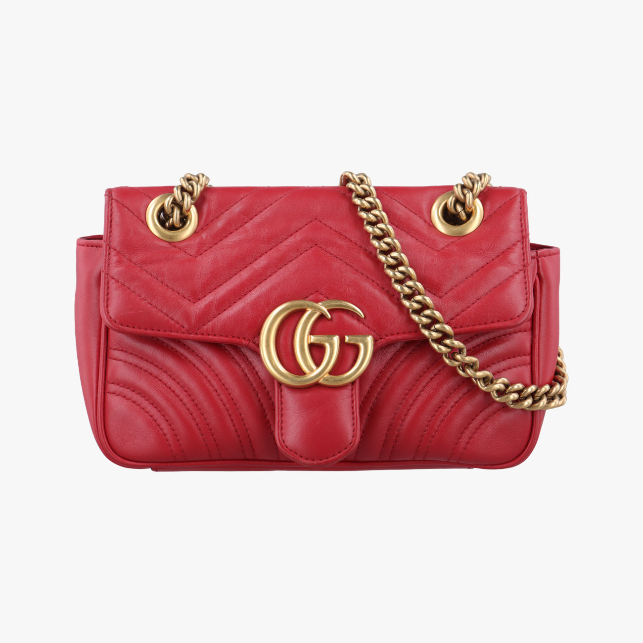 GG Marmont Red Leather A020577853