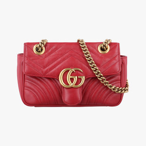 GG Marmont Red Leather A020577853