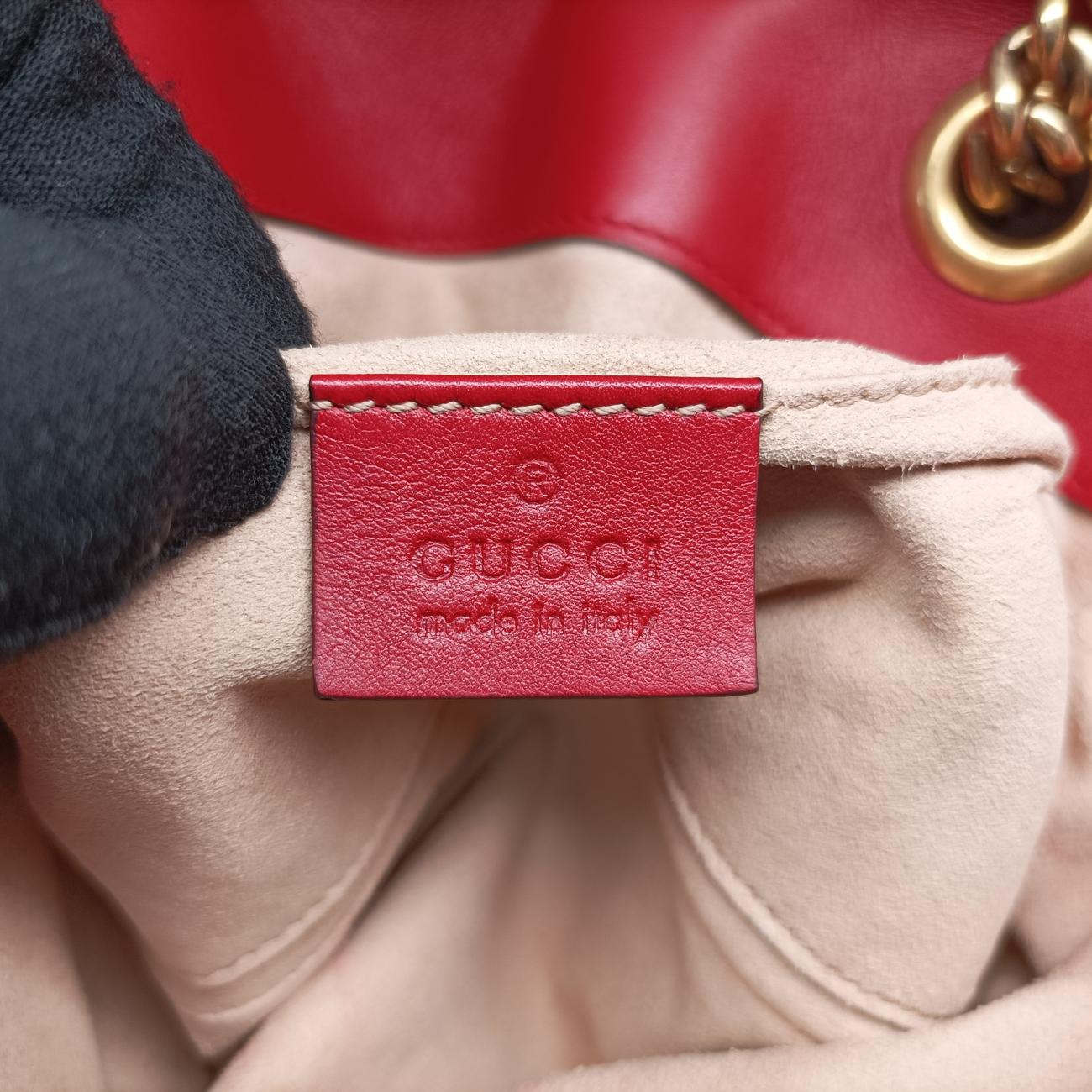 GG Marmont Red Leather A020577853