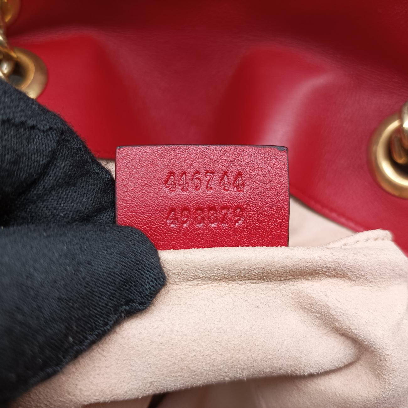 GG Marmont Red Leather A020577853
