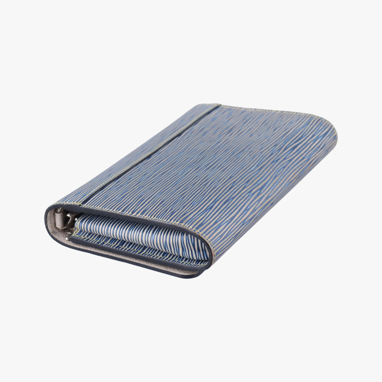 Portefeuille Twist Chain Wallet Blue Epi SP0155