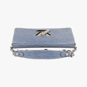 Portefeuille Twist Chain Wallet Blue Epi SP0155