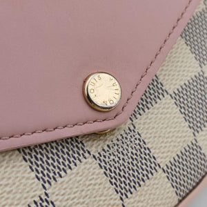 Pochette FéLICIE GM AZUR×Eau De Rose Damier Canvas MI1129