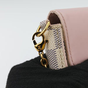 Pochette FéLICIE GM AZUR×Eau De Rose Damier Canvas MI1129