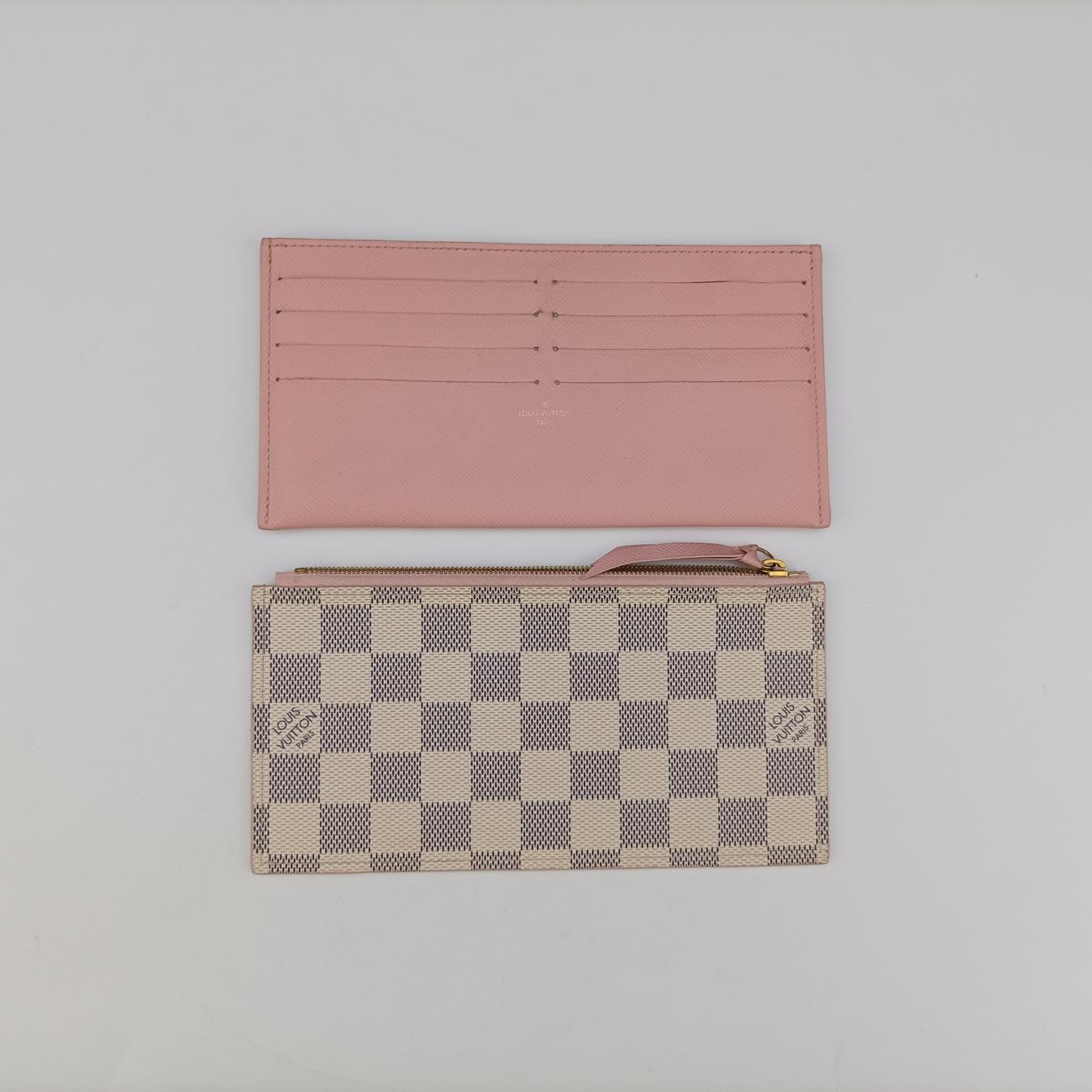 Pochette FéLICIE GM AZUR×Eau De Rose Damier Canvas MI1129