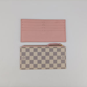 Pochette FéLICIE GM AZUR×Eau De Rose Damier Canvas MI1129