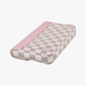 Pochette FéLICIE GM AZUR×Eau De Rose Damier Canvas MI1129