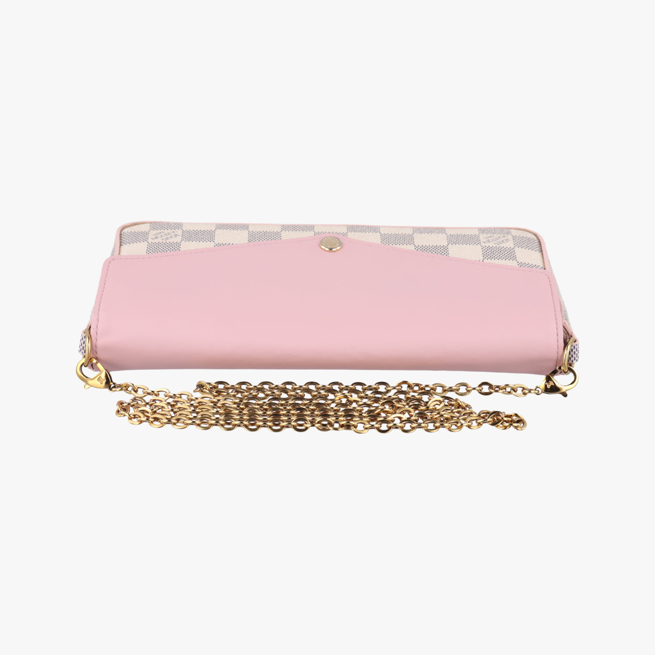 Pochette FéLICIE GM AZUR×Eau De Rose Damier Canvas MI1129