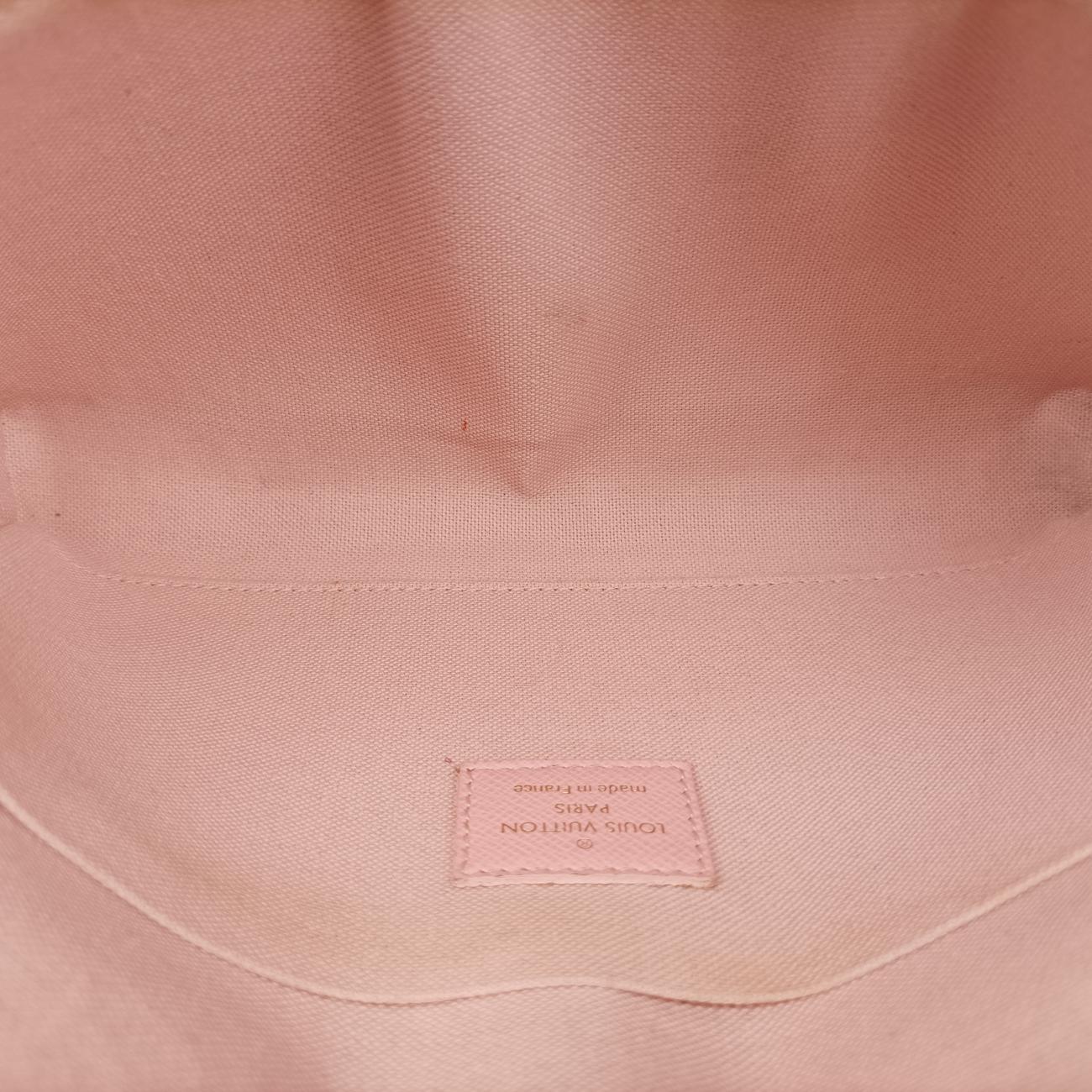 Pochette FéLICIE GM AZUR×Eau De Rose Damier Canvas MI1129