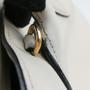 Esplanade White SAFFIANO Leather 117 X