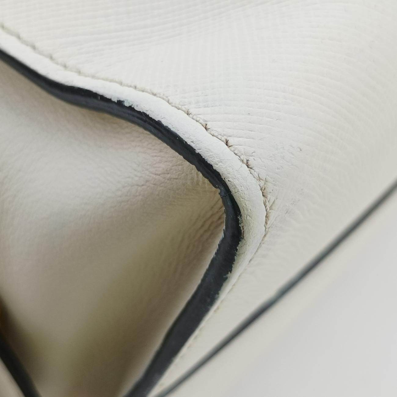 Esplanade White SAFFIANO Leather 117 X