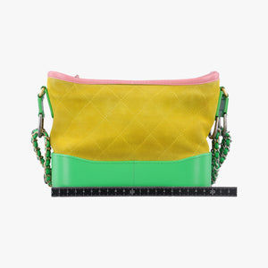 GABRIELLE Yellow x Green x Pink Leather×Suede 23710780