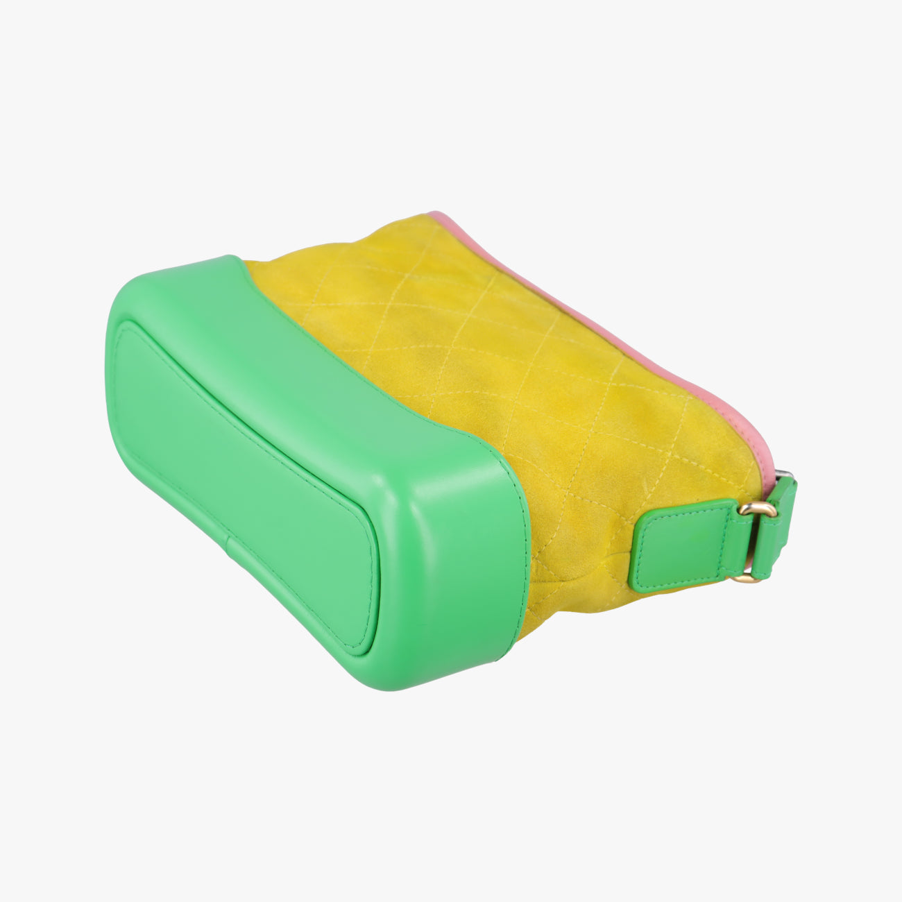 GABRIELLE Yellow x Green x Pink Leather×Suede 23710780