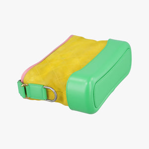 GABRIELLE Yellow x Green x Pink Leather×Suede 23710780