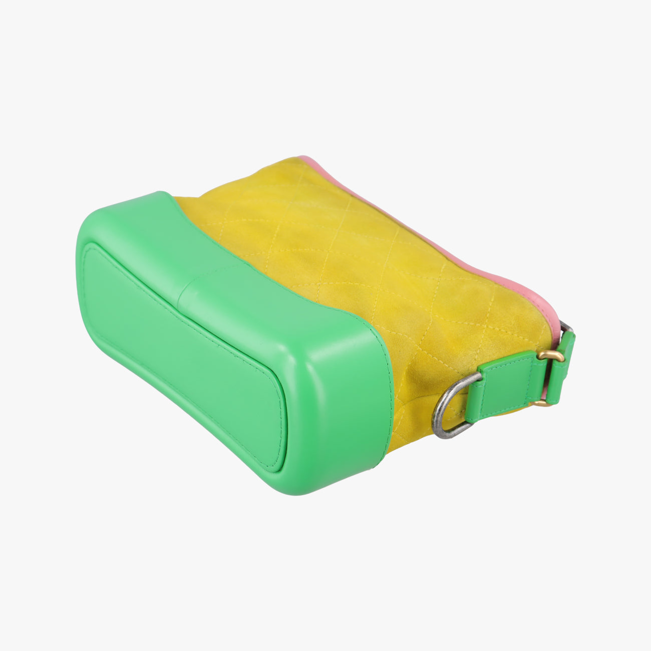 GABRIELLE Yellow x Green x Pink Leather×Suede 23710780