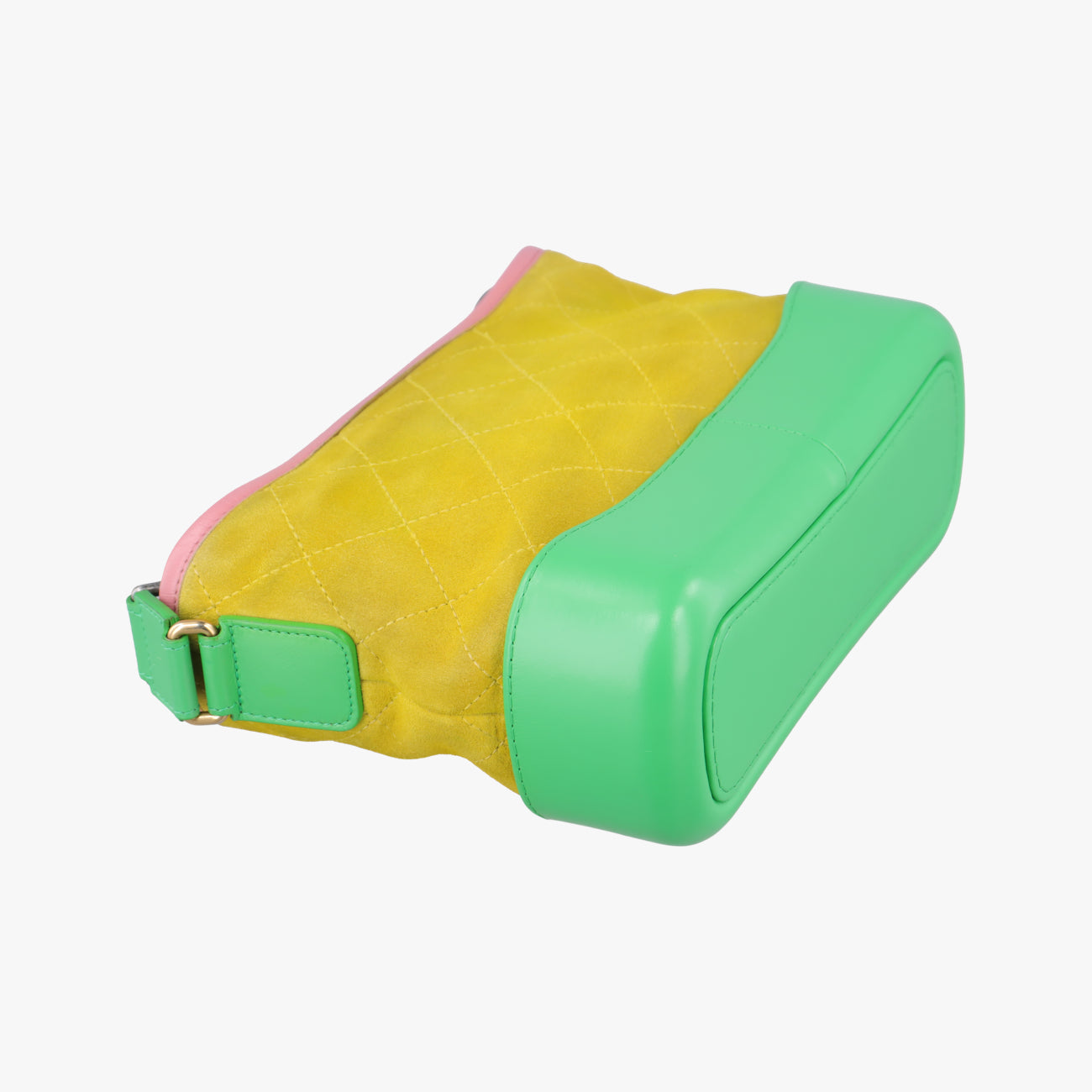 GABRIELLE Yellow x Green x Pink Leather×Suede 23710780