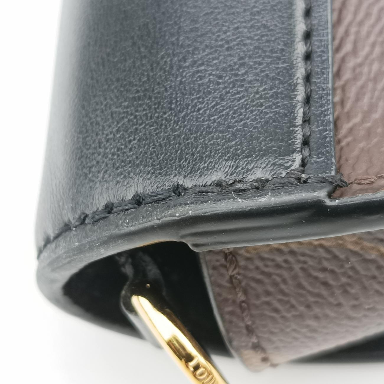 Padlock on strap Brown×Noir  Monogram canvas×leather ICチップ