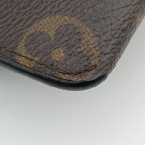 Padlock on strap Brown×Noir  Monogram canvas×leather ICチップ