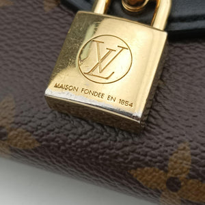 Padlock on strap Brown×Noir  Monogram canvas×leather ICチップ