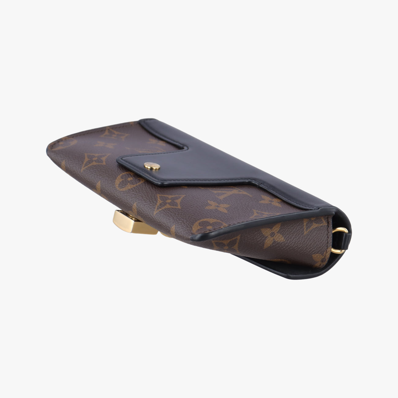 Padlock on strap Brown×Noir  Monogram canvas×leather ICチップ