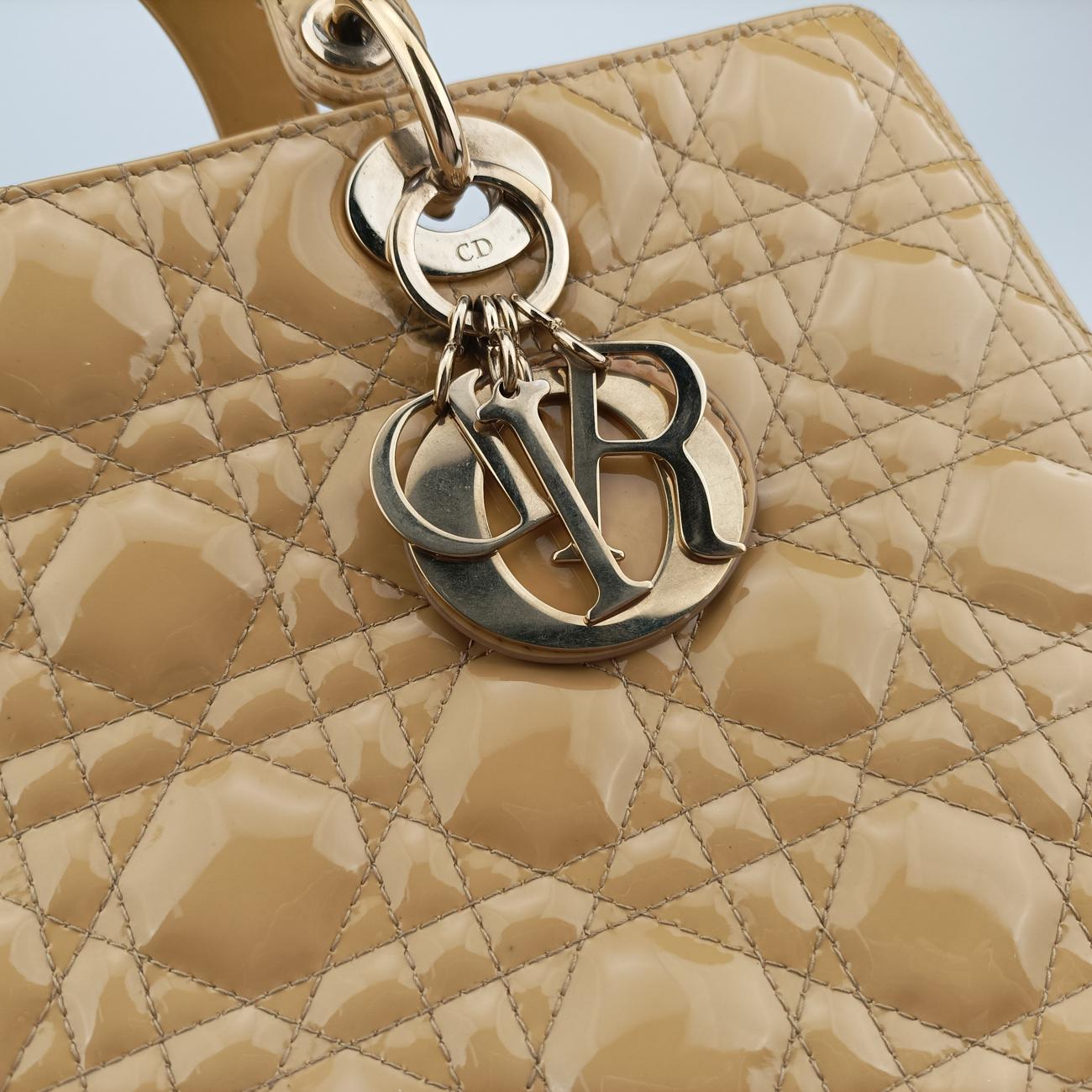 Lady Dior Yellow Patent 16-BO-0191 B
