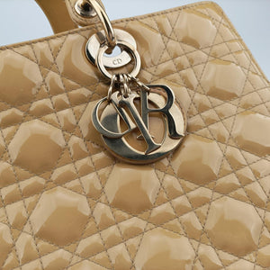 Lady Dior Yellow Patent 16-BO-0191 B
