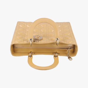 Lady Dior Yellow Patent 16-BO-0191 B
