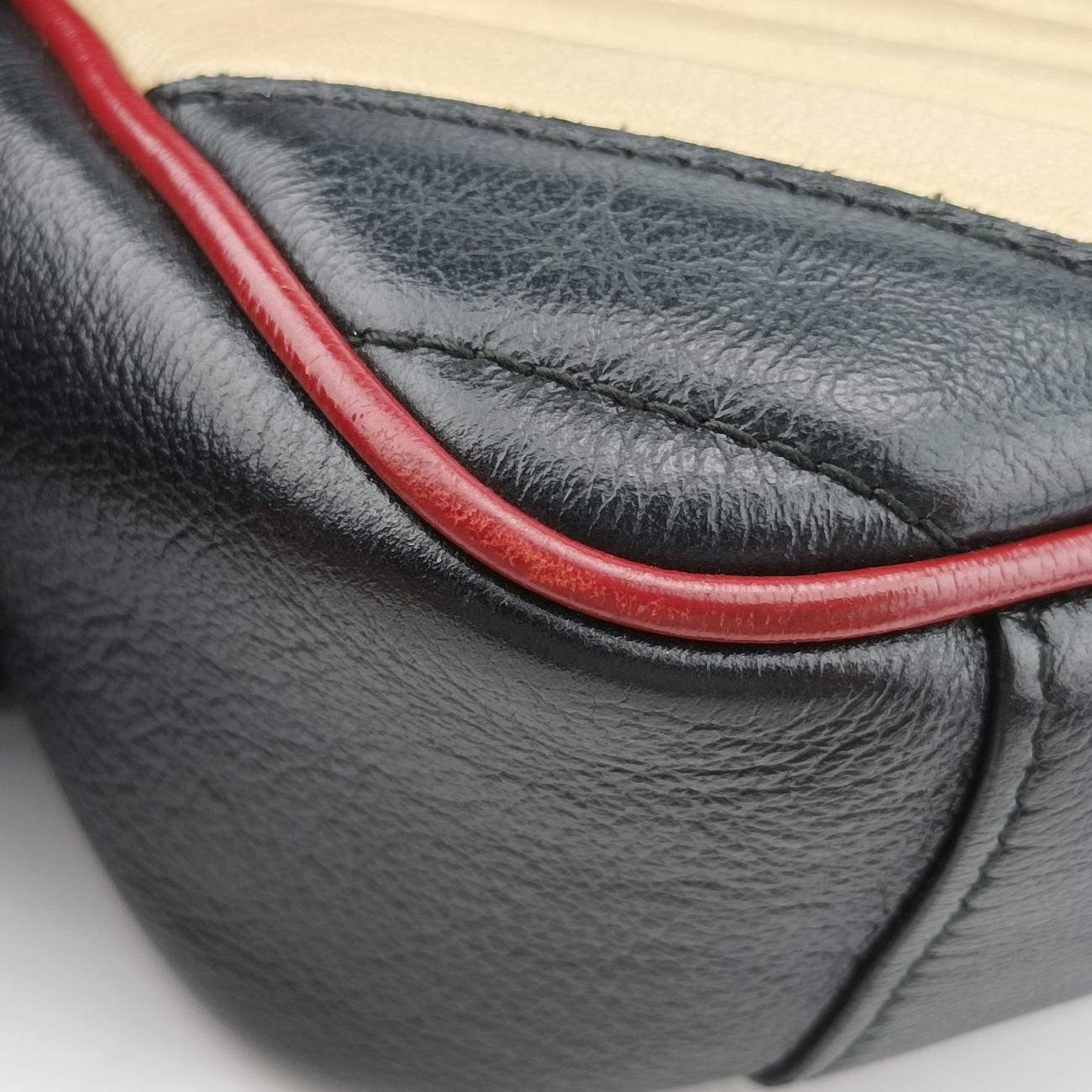 GG Marmont Black x Beige x Red Leather C029517078