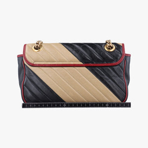 GG Marmont Black x Beige x Red Leather C029517078