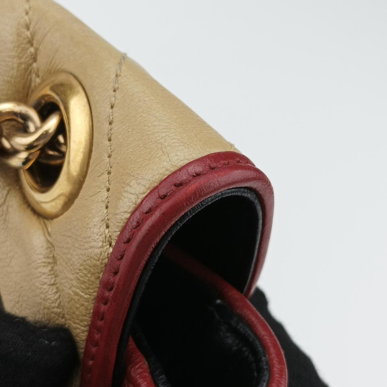 GG Marmont Black x Beige x Red Leather C029517078