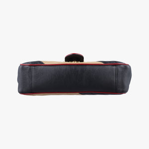 GG Marmont Black x Beige x Red Leather C029517078