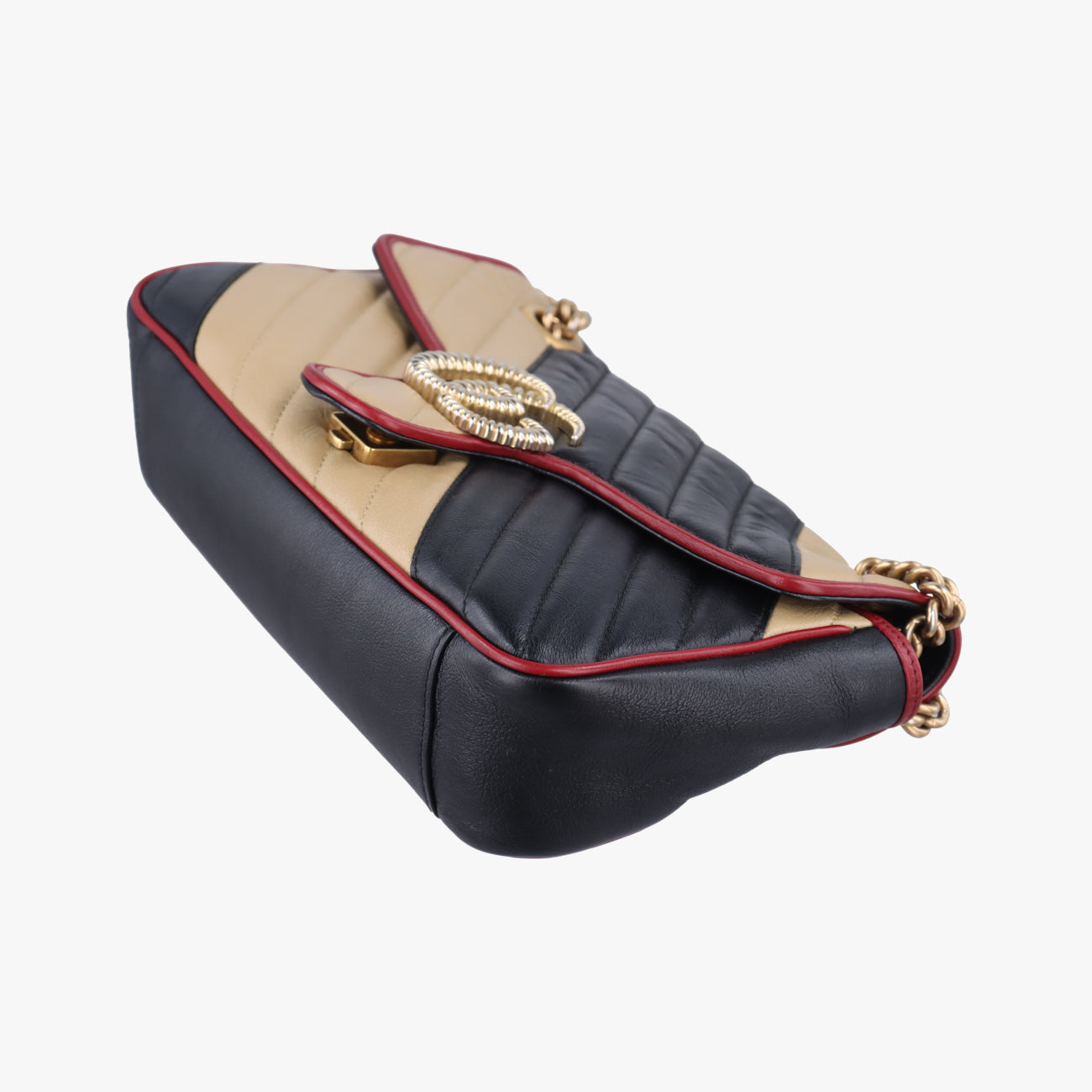 GG Marmont Black x Beige x Red Leather C029517078