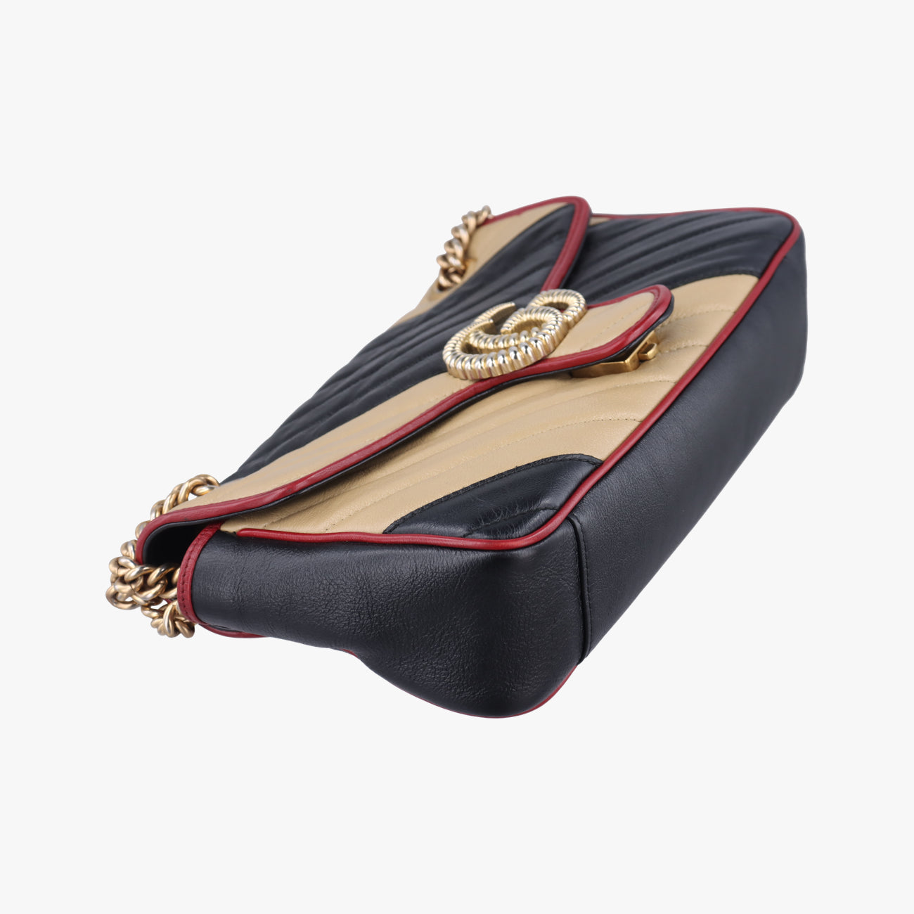 GG Marmont Black x Beige x Red Leather C029517078