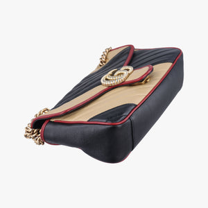 GG Marmont Black x Beige x Red Leather C029517078